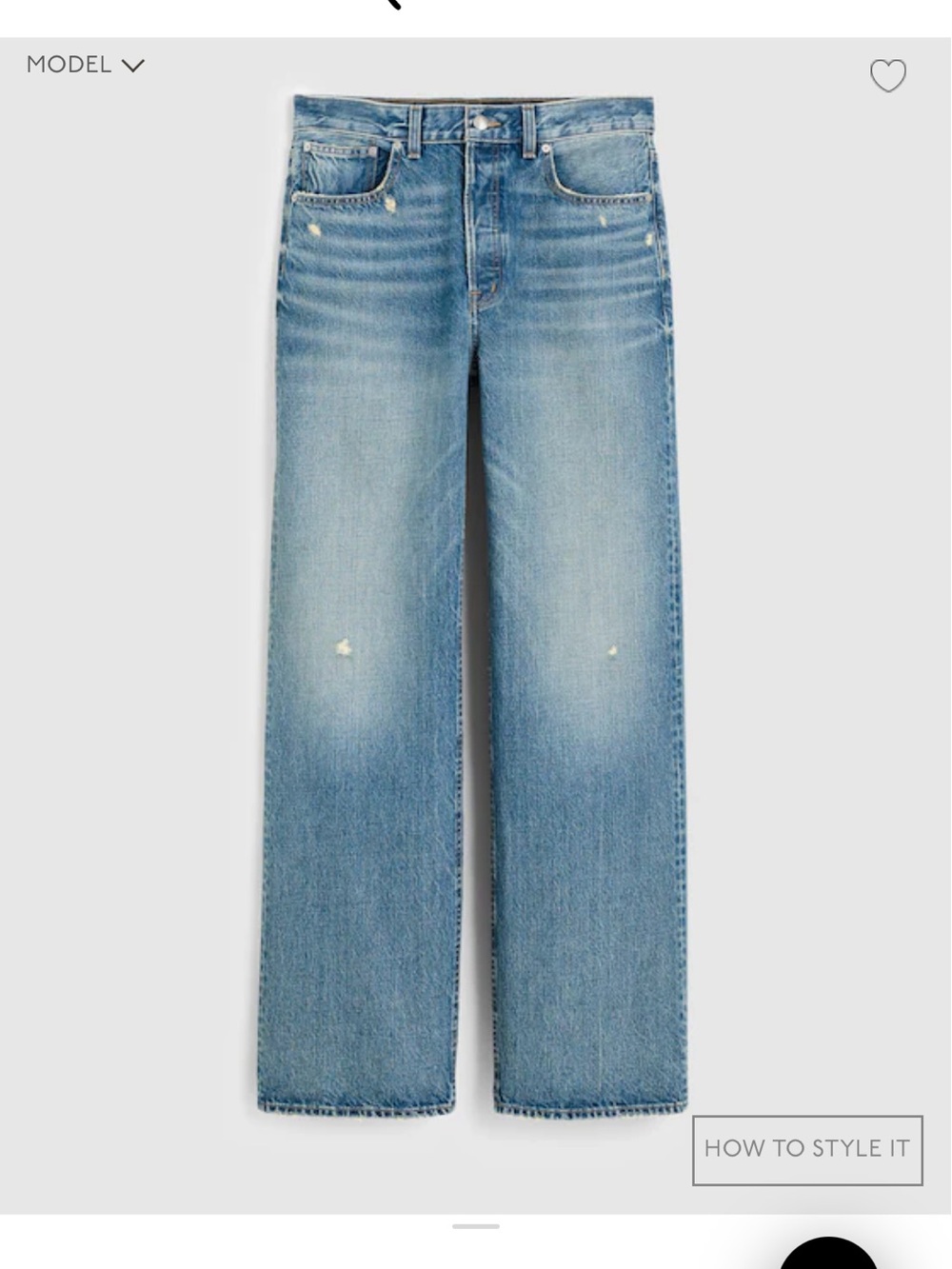 Madewell low slung baggy 28 like new - Picture 1 of 6
